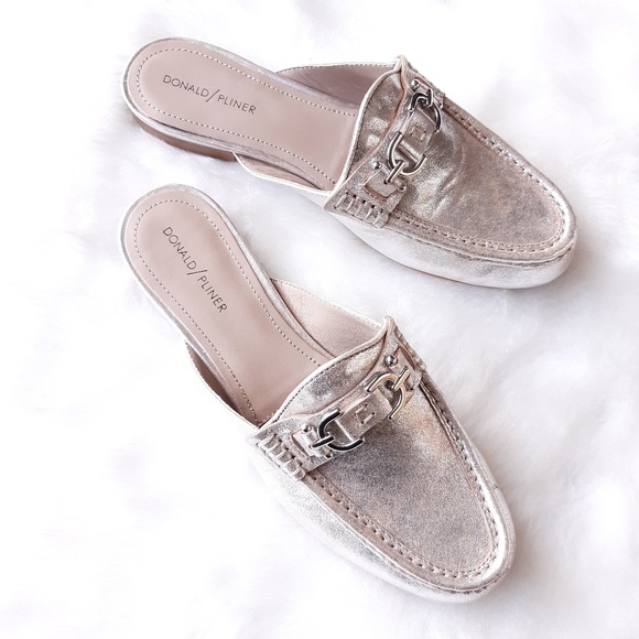 Donald J. Pliner Shoes - Donald / Pliner | Sylvi Horsebit Calf Leather Mule